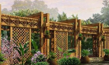 防腐木花架是如何有效地防止微生物的侵蝕？