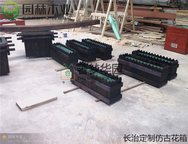 仿古花箱 仿古花箱