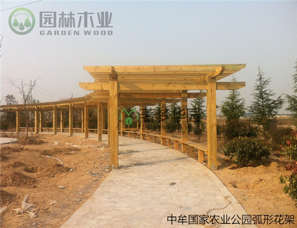 弧形花架 弧形花架