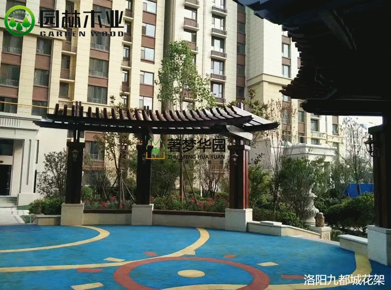 防腐木花架 防腐木花架