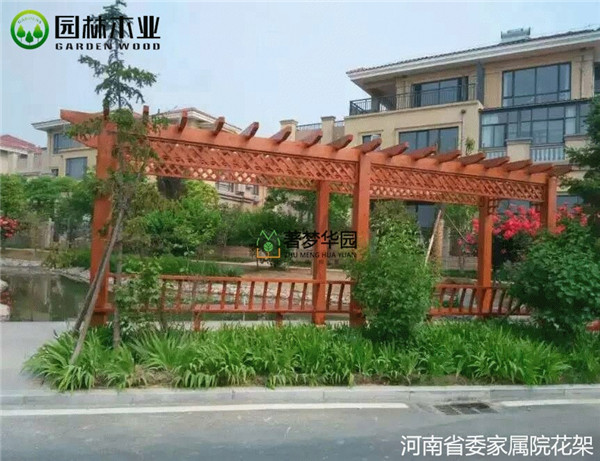 木制花架 木制花架